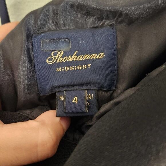 Shoshanna Women's Eonia A-Line Dress Black Size 4 - Picture 3 of 10